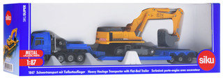 Siku Тягач с экскаватором 3