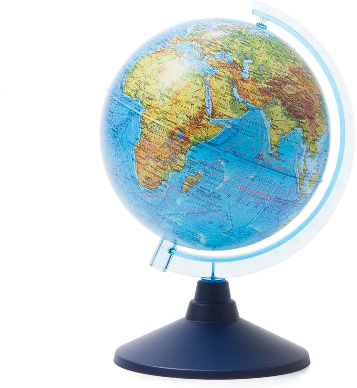 Глобус Земли физический, диаметр 150 мм, Globen