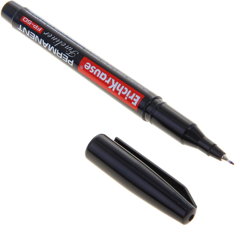 Erich Krause Маркер перманентный FP-50 цвет черный