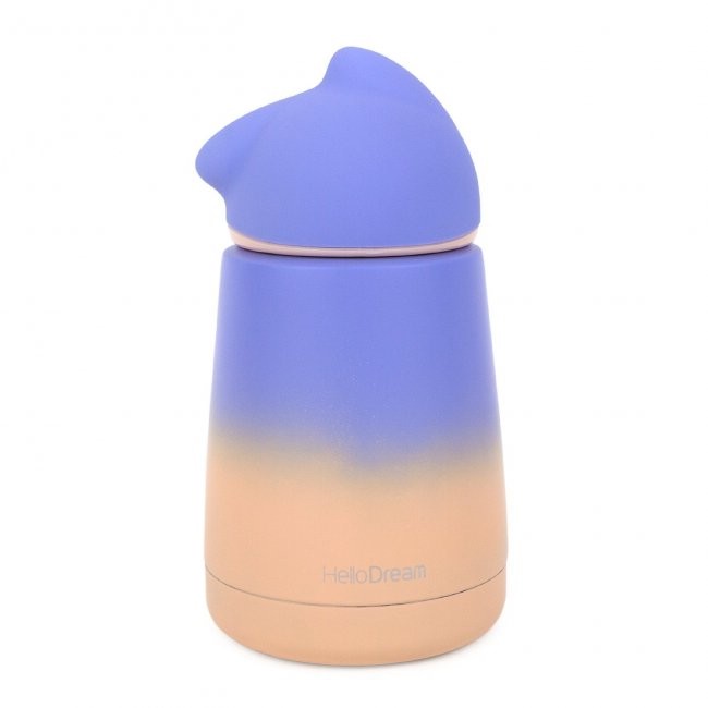 Термос 'Smart cat' (сиреневый с бежевым)