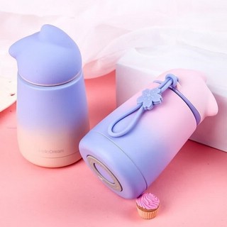 Термос 'Smart cat' (сиреневый с бежевым) 3