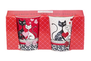 Набор кружек 2 пр. 350 мл 'Киски любовь' 3