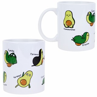 Кружка 'Неделя с авокадо'