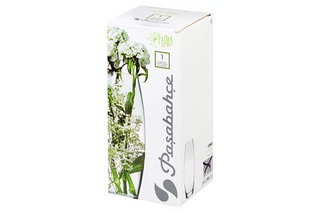 Ваза-бочонок 'Цветущий миндаль' 11х11х26 см 4