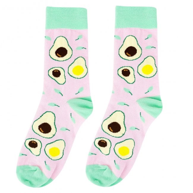 Носки 'Avocado pink', разм.35-39