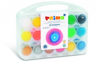 Набор красок гуашь 18 цветов классические, неон, металлик 2