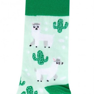 Носки 'Ламы мятные', разм.35-39 2