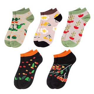 Носки короткие 'Plants' (в ассортименте)