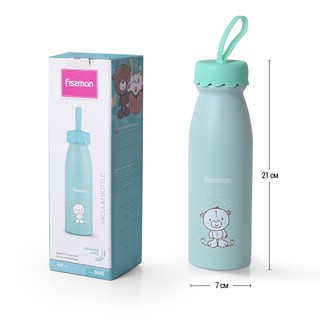 Термос Медвежонок 450 мл светло-зеленый, Fissman 9645