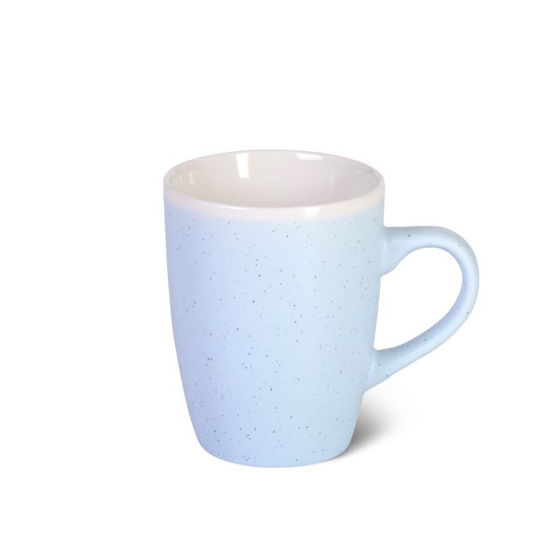 Кружка голубая 380 мл, керамика, Fissman 6076