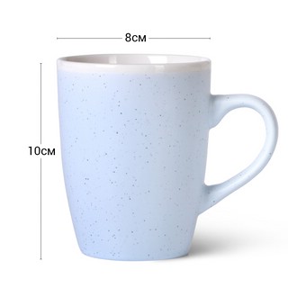 Кружка голубая 380 мл, керамика, Fissman 6076 3