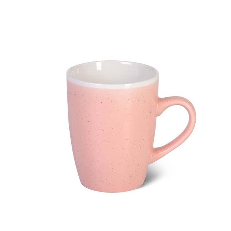Кружка розовая 380 мл, керамика, Fissman 6077