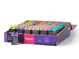 Терка мини 7 см четырехсторонняя, нержавеющая сталь 2