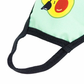 Маска трикотажная многоразовая двухслойная, 'Авокадо-адвокат' 2