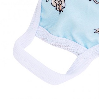 Маска трикотажная многоразовая двухслойная, 'Котики на карантине' 2