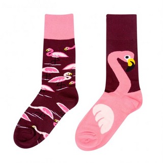 Носки 'Розовый фламинго', размер 35-39