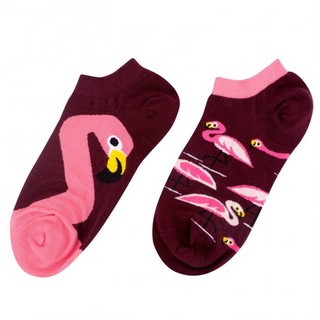 Носки короткие 'Розовый фламинго', размер 38-42