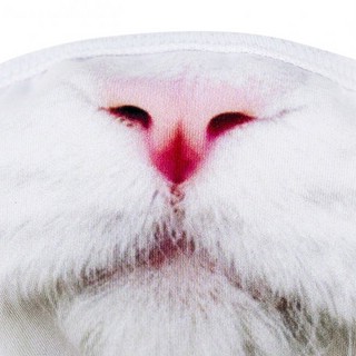 Маска трикотажная многоразовая двухслойная, 'Киса' 4