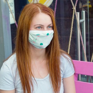 Маска трикотажная многоразовая двухслойная, 'Интроверт' 5