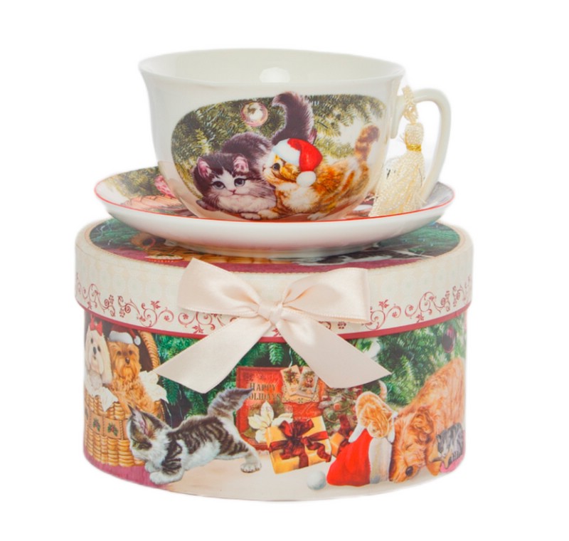 Чашка для кофе с блюдцем, фарфор