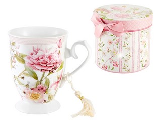 Фарфоровая чашка 'Пионы'