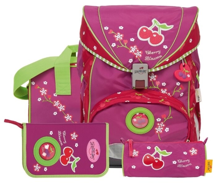 Ранец с наполнением DerDieDas Ergoflex Цветущая вишня