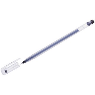 Ручка гелевая Crown MTJ-500 Multi Jell 0.4 мм, черная, игольчатый стержень