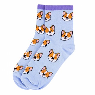 Носки 'Корги мордашки', разм.35-39 2