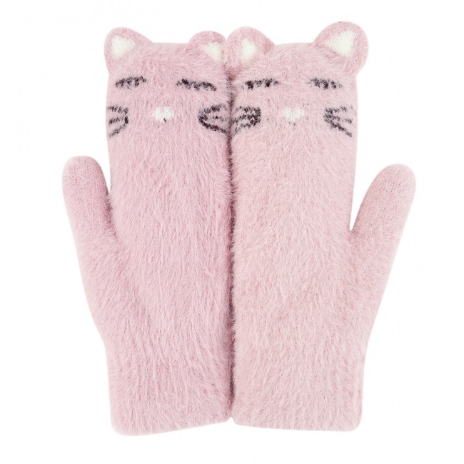 Варежки 'Котики' (розовые)