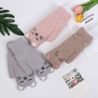 Варежки 'Котики' (розовые) 6