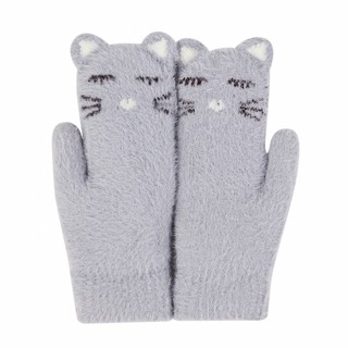 Варежки 'Котики' (серые) 1