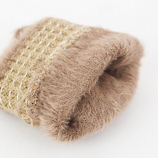 Варежки 'Мишки' (коричневые), артикул KW068-000108 4