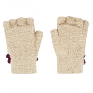 Варежки с рожками (бежевые) 4