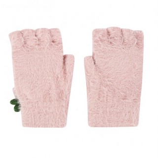 Варежки с рожками (розовые) 4