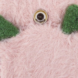 Варежки с рожками (розовые) 5