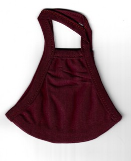 МАСКА ДЛЯ ЛИЦА МНОГОРАЗОВАЯ, ГИГИЕНИЧЕСКАЯ бордовая 2