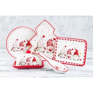 Блюдо-ёлка 'Весёлые гномики', артикул 390157 2