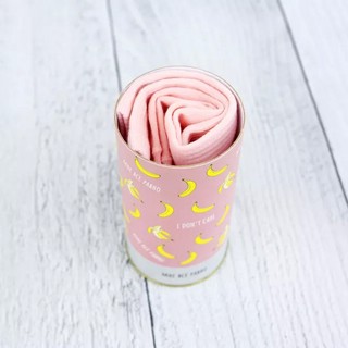 Носки в тубусе (2 пары) 'Банановые' (розовый), разм.35-39 9