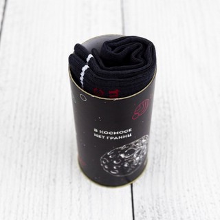 Носки в тубусе (2 пары) 'Космические', разм.40-45 10