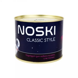 Носки в банке 'NOSKI' (мужские, черные) 1