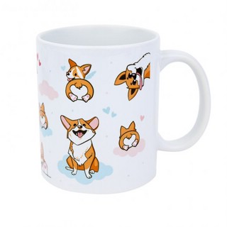 Кружка 'Корги в облаках' 4