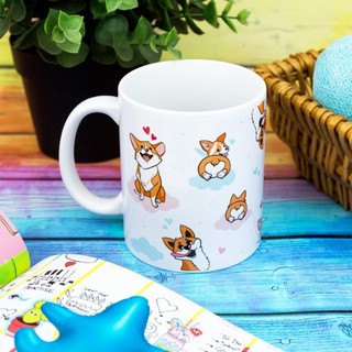 Кружка 'Корги в облаках' 5