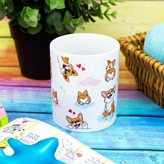 Кружка 'Корги в облаках' 6