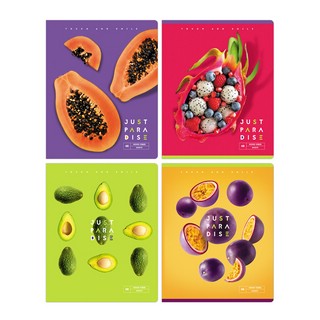 Тетрадь А5, 48 листов, клетка, 'Фруктовый рай', в ассортимент...