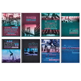 Тетрадь А5, 80л, клетка, с двойной обложкой, на евроспирали '...