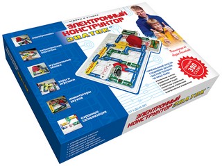 Конструктор 'Знаток' 320 схем, электронный 2