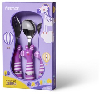 Детский столовый набор Fissman «Зебра», 3 предмета, Fissman 3564 4