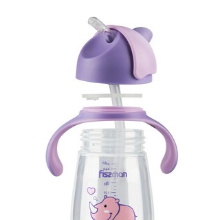 Детский поильник 260 мл, пластиковый, фиолетовый, Fissman 6901 3