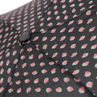 Зонт складной 'Клубника на черном', артикул KW041-000054 2