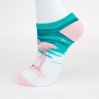 Носки короткие 'Розовый фламинго', разм.35-39, артикул KW009-000950 2